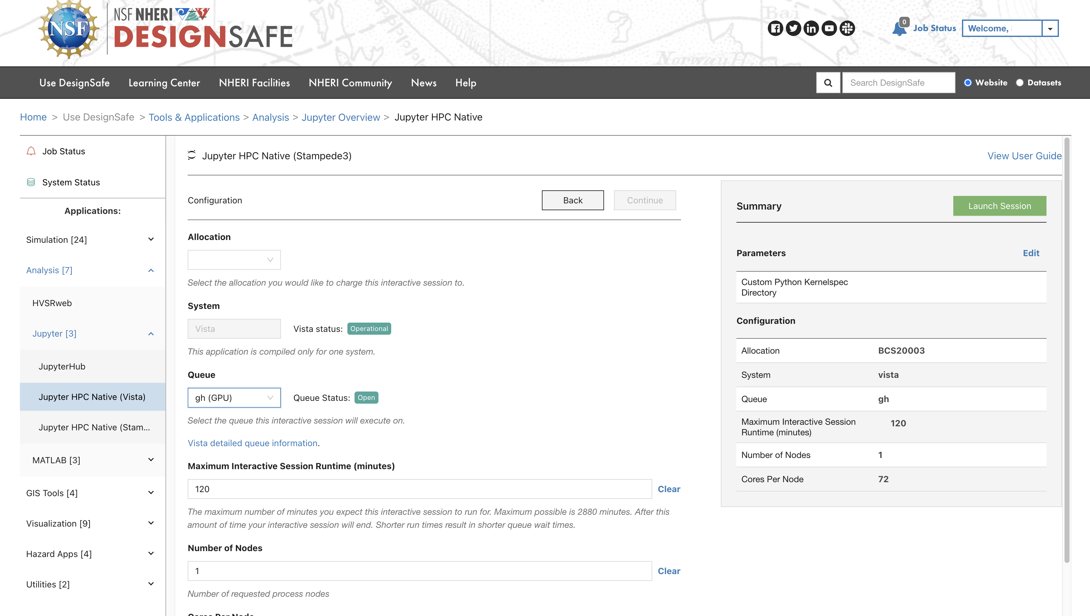 DesignSafe launch